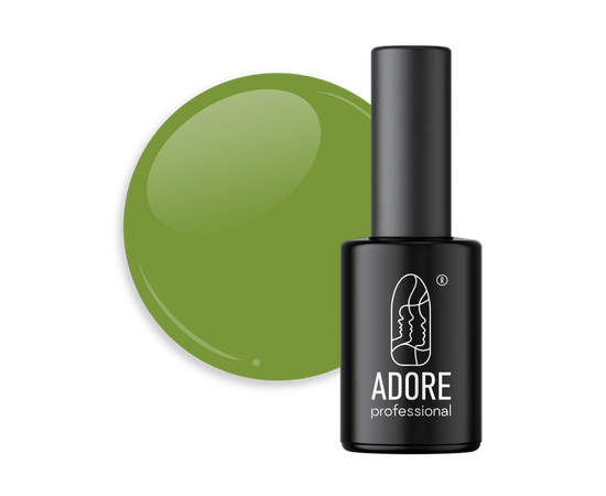 ADORE. Marble Glass Gel Polish, #MG-39, Chlorite, 8 ml. Вітражний гель-лак, темно-зелений #1