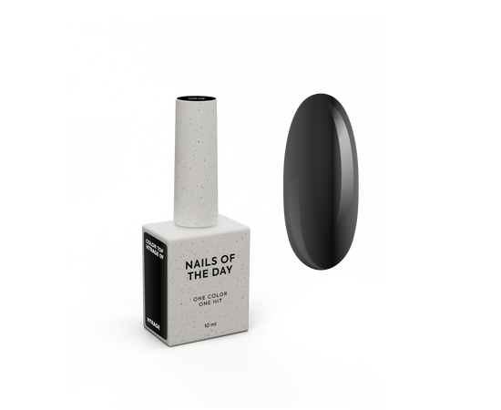 NOTD. Color Top, Vitrage #09, 10 ml. Вітражний топ без липкого шару, чорний #2