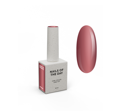 NOTD. Color Top, Vitrage #15, 10 ml. Вітражний топ без липкого шару, напівпрозорий коричневий #2