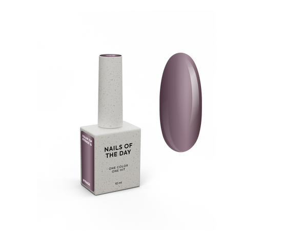 NOTD. Color Top, Vitrage #16, 10 ml. Вітражний топ без липкого шару, напівпрозорий припилений сливовий #2