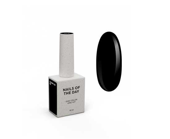 NOTD. Color Top #08, 10 ml. Топ без липкого шару, насичений чорний #2