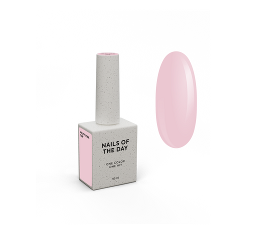 NOTD. Milky pink Top, 10 ml, топ з липким шаром, молочно-рожевий #1