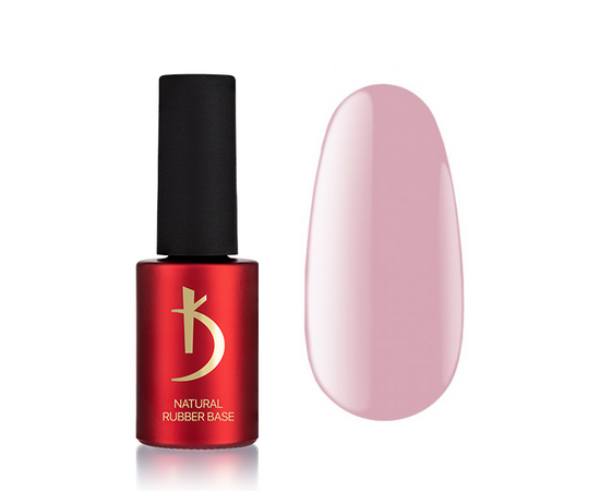 УЦІНКА / KODI Natural Rubber Base, Pink, приглушений рожевий, 7 ml, камуфлююча база #1