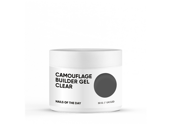 УЦІНКА / NOTD Builder Gel Camouflage Сlear, 30 ml, прозорий густий будівельний гель #1
