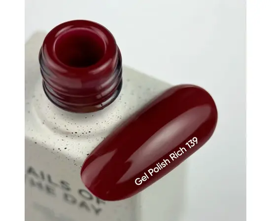 NOTD. Gel Polish, Rich -139, 10 ml. Гель-лак, червоний #2