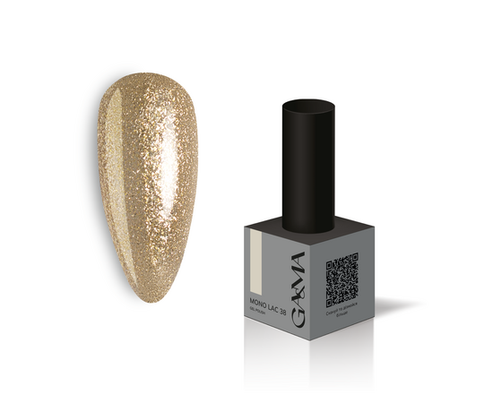 GA&MA. Single-phase Gel Polish, Mono Lac, #038, 6 ml. Однофазний гель лак, "Моно лак" #1 GA&MA. Single-phase Gel Polish, Mono Lac, #038, 6 ml. Однофазний гель лак, "Моно лак" #1