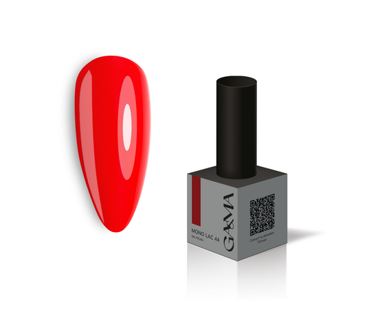 GA&MA. Single-phase Gel Polish, Mono Lac, #044, 6 ml. Однофазний гель лак, "Моно лак" #1