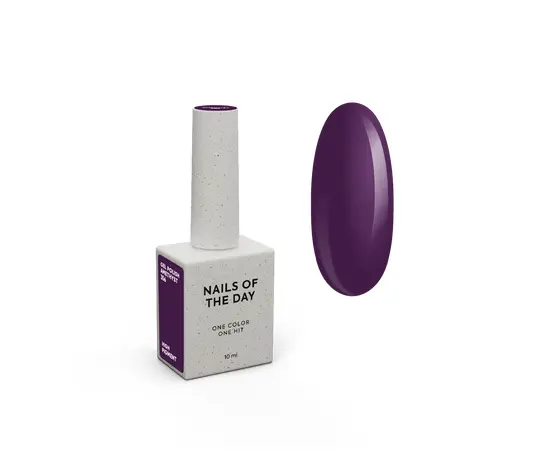 NOTD. Gel Polish, Amethyst, #356, 10 ml. Гель-лак, темно-фіолетовий #1