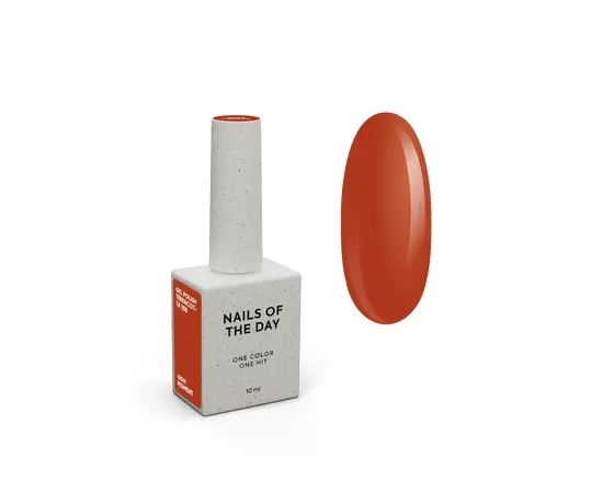 NOTD. Gel Polish, Terracotta -108, 10 ml. Гель-лак, цегляно-коричневий #1