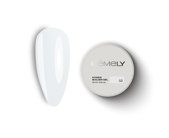 GÉMELY (ex GA&MA). Power builder gel #2, 15 ml, твердий гель #1