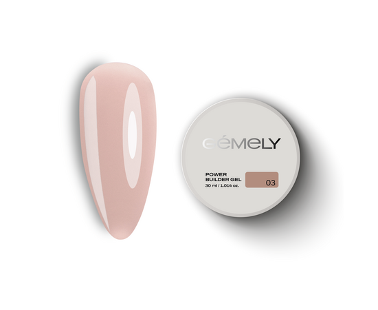 GÉMELY (ex GA&MA). Power builder gel #3, 30 ml, твердий гель #1