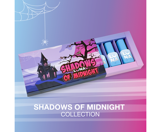 LUNAmoon. Halloween Collection, "Shadows of Midnight", Gel Polish, 5*8 ml #1