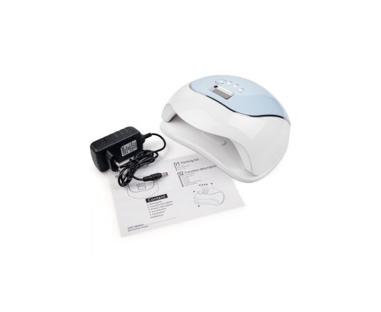 УЦІНКА / UV-LED lamp SUN BQ-V5 120W MACAROON BLUE. Лампа для сушки гель-лаку блакитна #4 УЦІНКА / UV-LED lamp SUN BQ-V5 120W MACAROON BLUE. Лампа для сушки гель-лаку блакитна #4