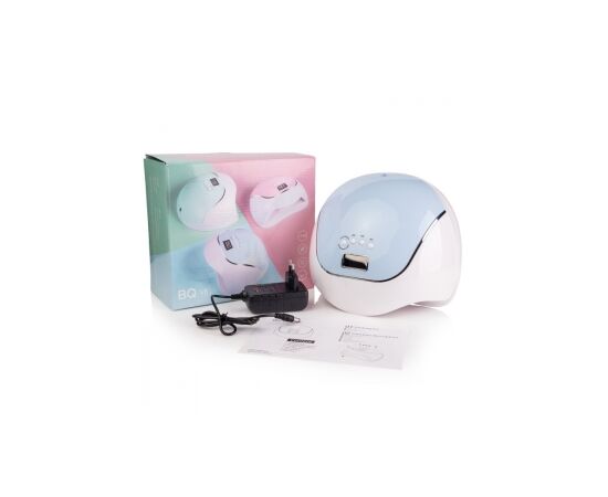 УЦІНКА / UV-LED lamp SUN BQ-V5 120W MACAROON BLUE. Лампа для сушки гель-лаку блакитна #5 УЦІНКА / UV-LED lamp SUN BQ-V5 120W MACAROON BLUE. Лампа для сушки гель-лаку блакитна #5
