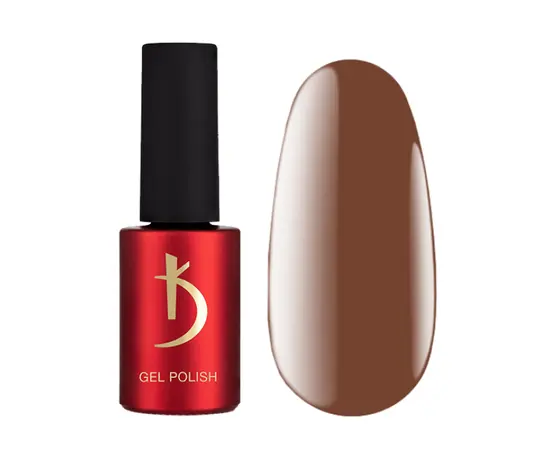 KODI Gel Polish Golden Brown #08, теплий середньо-коричневий, 7 ml, гель-лак #1