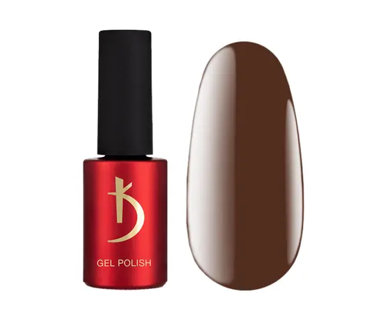 KODI Gel Polish Golden Brown #10, каштаново-коричневий, 7 ml, гель-лак #1