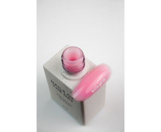 NOTD. Bottle Gel #3, Pink, 10 ml, рідкий надміцний гель, рожевий #2