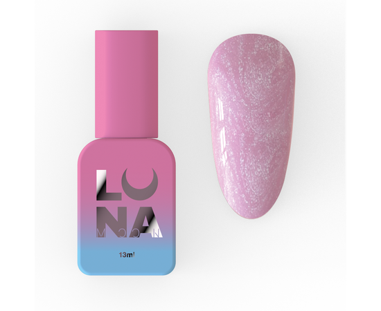 LUNAmoon. Cover BASE #18, PALE PINK with SHIMMER, 13 ml #1