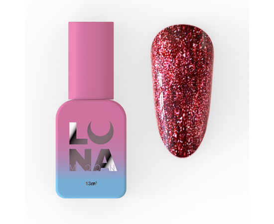 LUNAmoon. Lurex Base #02, Reflective, 13 ml, світловідбиваюча база #1