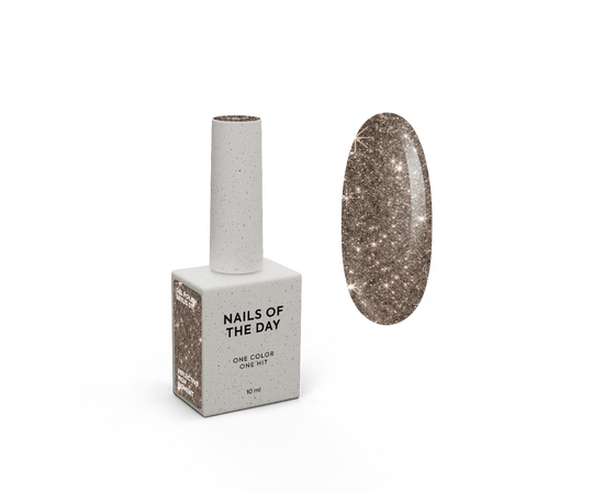 NOTN. Gel polish, Baylis, #011, 10 ml. Гель-лак світловідбиваючий, золотий #1