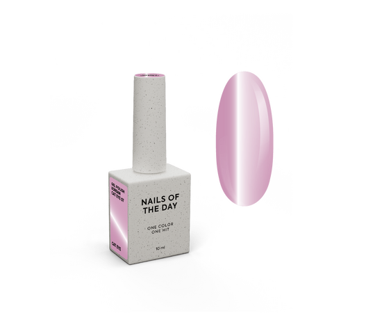 NOTN. Korean "Cat eye" Gel Polish #07, 10 ml, гель-лак "котяче око" ліловий #1