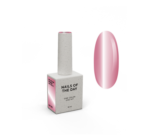 NOTN. Korean "Cat eye" Gel Polish #11, 10 ml, гель-лак "котяче око" рожевий #1