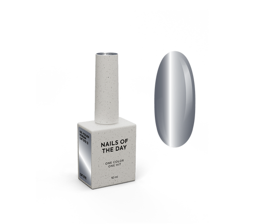 NOTN. Korean "Cat eye" Gel Polish #13, 10 ml, гель-лак "котяче око" темно-сірий #2