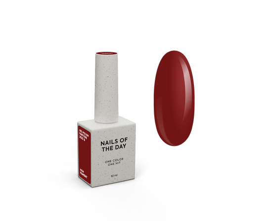 NOTD. "Let's Special" Gel Polish, Pantone 2025/8, 10 ml. Гель-лак, глибокий винний червоний #1
