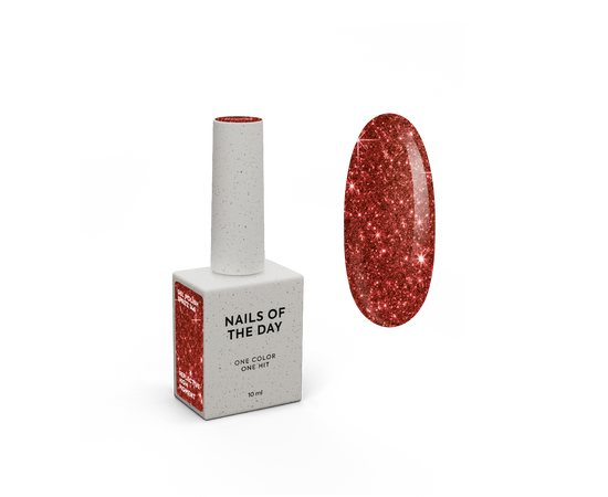 NOTN. Гель-лак Spritz, світловідбиваючий яскраво червоний, 10 ml #5