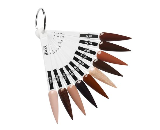 KODI Gel Polish Golden Brown #05, шоколадно-коричневий, 7 ml, гель-лак #2