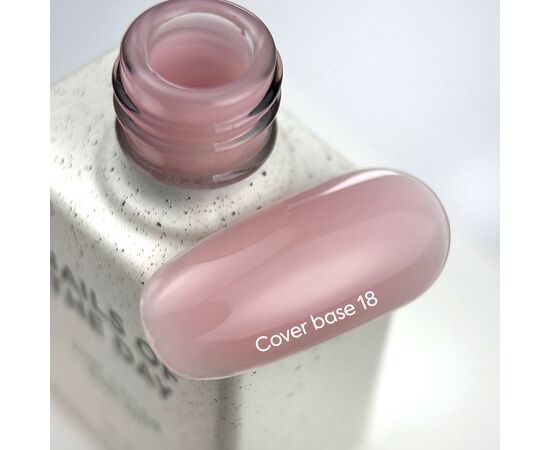 NOTD. Cover Base, NEW Formula #18, 10 ml, рожева камуфлююча база #4