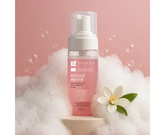 SHELLY. Retouch Hand Mousse after manicure, 150 ml. Пінка після манікюру з ефектом фотошопу #2