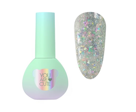 You Are Cute. Hollywood Top Coat, #1, 5 ml, світловідбиваючий  топ #1