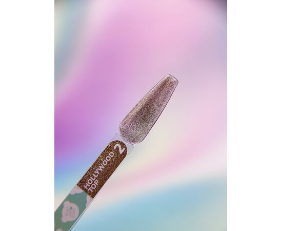 You Are Cute. Hollywood Top Coat, #2, 5 ml, світловідбиваючий  топ #3