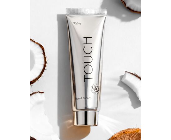 TOUCH. Hand Cream, Coconut, 30 ml, живильний крем для рук з ароматом кокоса #3 TOUCH. Hand Cream, Coconut, 30 ml, живильний крем для рук з ароматом кокоса #3
