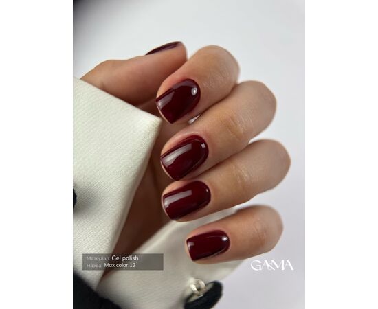 GA&MA. Gel polish, Max Color #012 Black Ruby, 10 ml, гель-лак #2