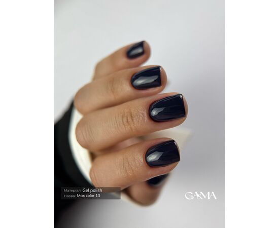 GA&MA. Gel polish, Max Color #013 Black Blue, 10 ml, гель-лак #2