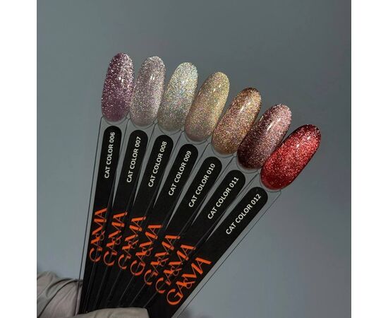 GA&MA. Gel polish Cat Color, #011. Гель-лак світловідбиваючий «Котяче око», 6 ml #2