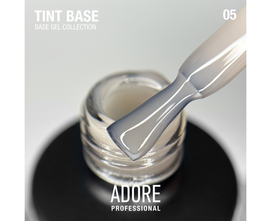 ADORE. Tint Base, №05, Monotone, 15 ml. Напівпрозора кольорова база для нігтів #2