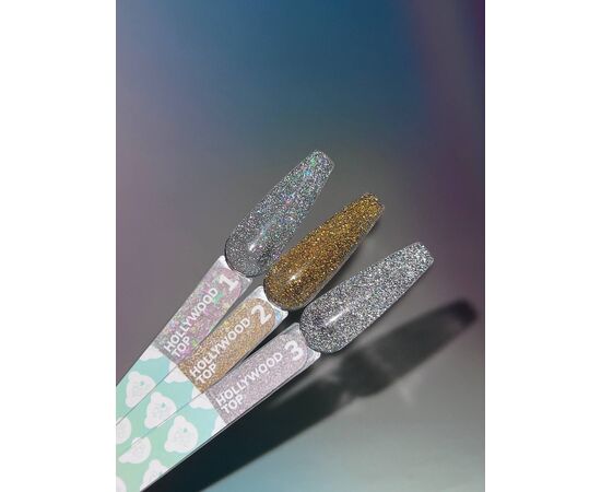 You Are Cute. Hollywood Top Coat, #2, 5 ml, світловідбиваючий  топ #5