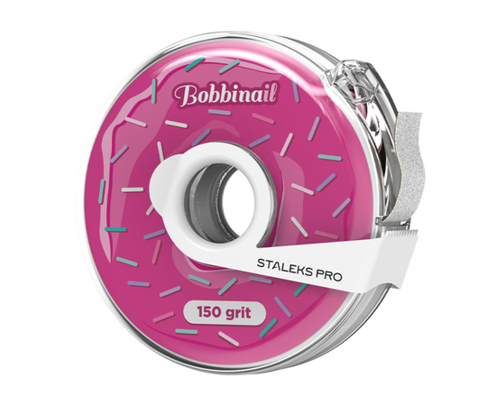 STALEKS Змінний файл-стрічка 150 грит, білий абразив в котушці з кліпсою #1