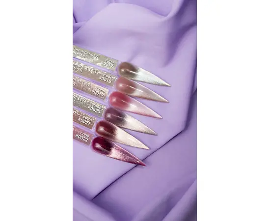 DNKa’. Gel Polish, Bohemian Cat`s Eye, NEW FORMULA, #0020, 12 ml, гель-лак "Котяче око" #3