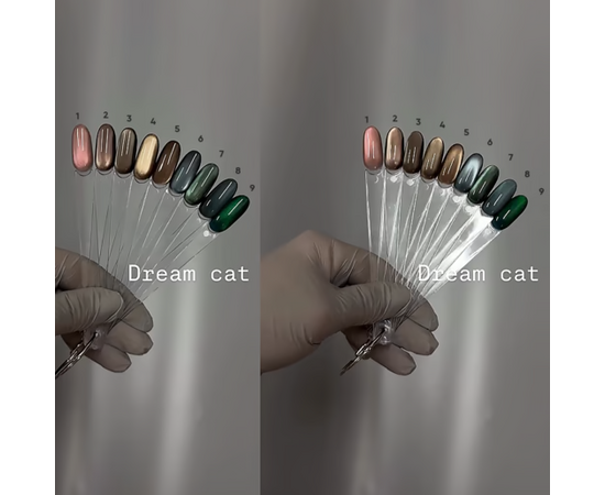 SAGA. Cat's Eye Gel Polish "Dream Cat", #08, 10 ml. Гель-лак "Котяче око" кришталевий #5