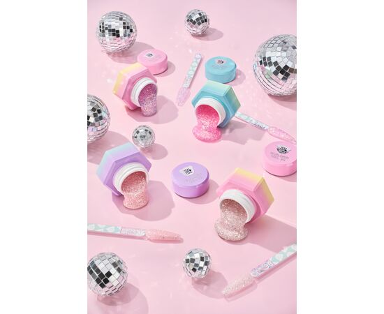 You Are Cute. Builder Gel #38, 15 ml, гель для нарощування з блискучими частинками #5