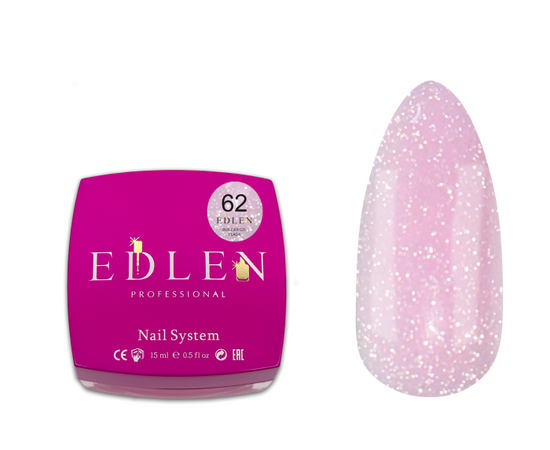 EDLEN. Builder gel, Flash #62, 15 ml #1