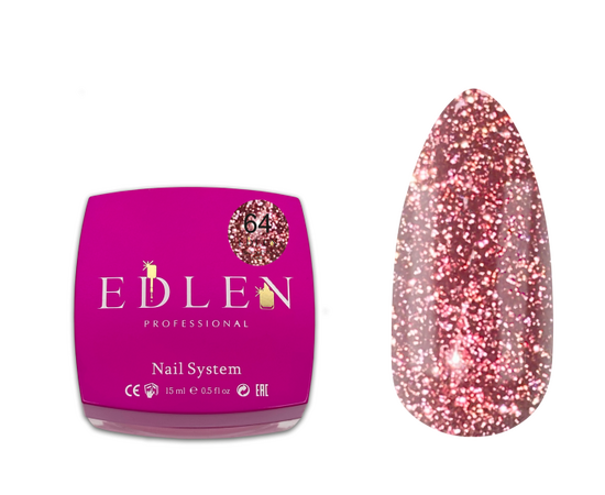 EDLEN. Builder gel, Flash #64, 15 ml #1