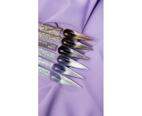 DNKa’. Gel Polish, Bohemian Cat`s Eye, NEW FORMULA, #0012, 12 ml, гель-лак "Котяче око" #3