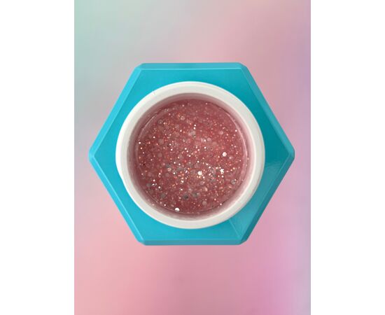 You Are Cute. Builder Gel #35, 15 ml, гель для нарощування з блискучими частинками #2