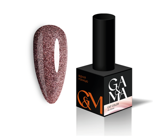 GA&MA. Gel polish Cat Color, #011. Гель-лак світловідбиваючий «Котяче око», 6 ml #1