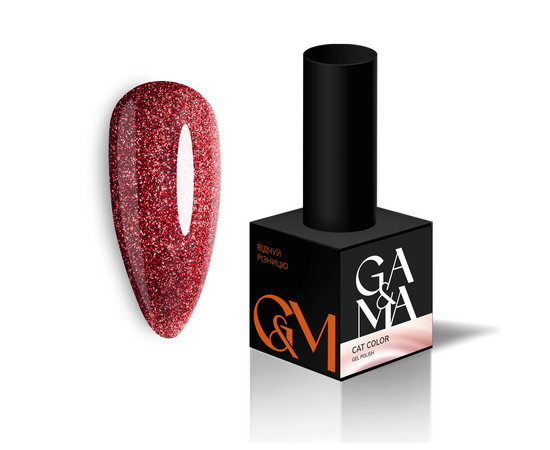 GA&MA. Gel polish Cat Color, #012. Гель-лак світловідбиваючий «Котяче око», 6 ml #1